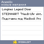 My Wishlist - azaze11o