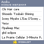 My Wishlist - azolka