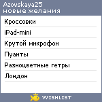 My Wishlist - azovskaya25