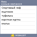 My Wishlist - azvereva