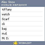 My Wishlist - b03607a7