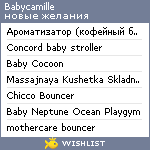 My Wishlist - babycamille