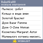 My Wishlist - balashka88