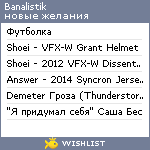 My Wishlist - banalistik