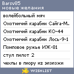 My Wishlist - barsv85