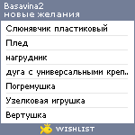 My Wishlist - basavina2