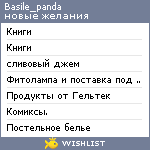 My Wishlist - basile_panda