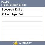 My Wishlist - bayler