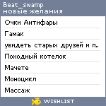 My Wishlist - beat_swamp