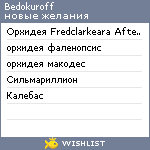 My Wishlist - bedokuroff