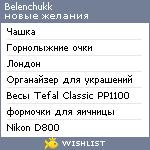 My Wishlist - belenchukk