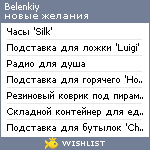 My Wishlist - belenkiy