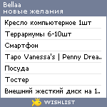 My Wishlist - bellaa