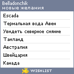 My Wishlist - belladonchik