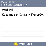 My Wishlist - beloussov