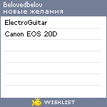 My Wishlist - belovedbelov