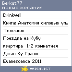 My Wishlist - berkut77