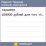 My Wishlist - bf4aaea2