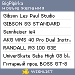 My Wishlist - bigpipirka