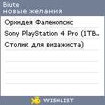My Wishlist - biute