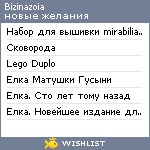 My Wishlist - bizinazoia