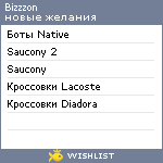 My Wishlist - bizzzon