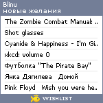 My Wishlist - blinu