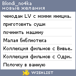 My Wishlist - blondi_no4ka