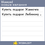 My Wishlist - blueeyed