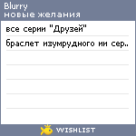 My Wishlist - blurry