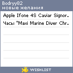 My Wishlist - bodryy82