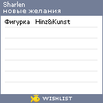 My Wishlist - boer