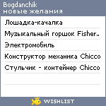 My Wishlist - bogdanchik