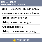 My Wishlist - boiko_janna