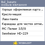 My Wishlist - bol_kunats