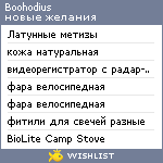 My Wishlist - boohodius