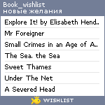 My Wishlist - book_wishlist