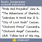 My Wishlist - books_burgerqueen