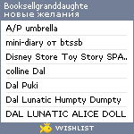 My Wishlist - booksellgranddaughte