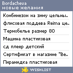 My Wishlist - bordacheva