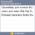 My Wishlist - borisova65