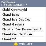 My Wishlist - borisovaia