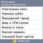 My Wishlist - borisovans