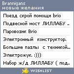 My Wishlist - branigan