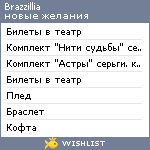 My Wishlist - brazzillia