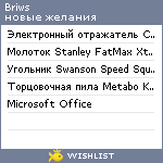 My Wishlist - briws