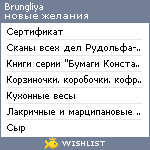 My Wishlist - brungliya