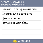 My Wishlist - brunyka