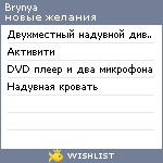 My Wishlist - brynya