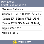 My Wishlist - bryunetka8